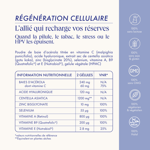 RÉGÉNÉRATION CELLULAIRE