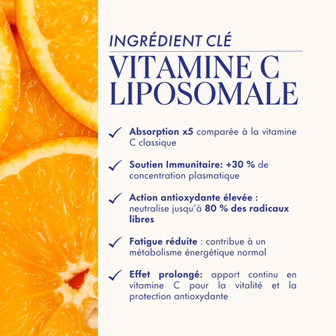 BOOSTER D'IMMUNITÉ AHCC® & VITAMINE C LIPOSOMALE