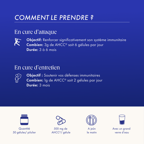 BOOSTER D'IMMUNITÉ AHCC® & VITAMINE C LIPOSOMALE