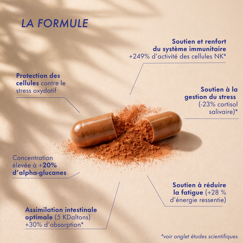 BOOSTER D'IMMUNITÉ AHCC® & VITAMINE C LIPOSOMALE