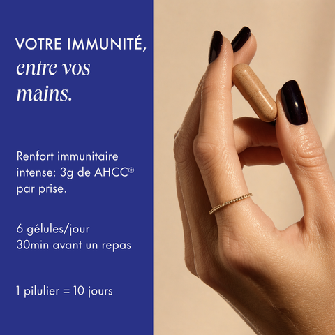 BOOSTER D'IMMUNITÉ AHCC® & VITAMINE C LIPOSOMALE