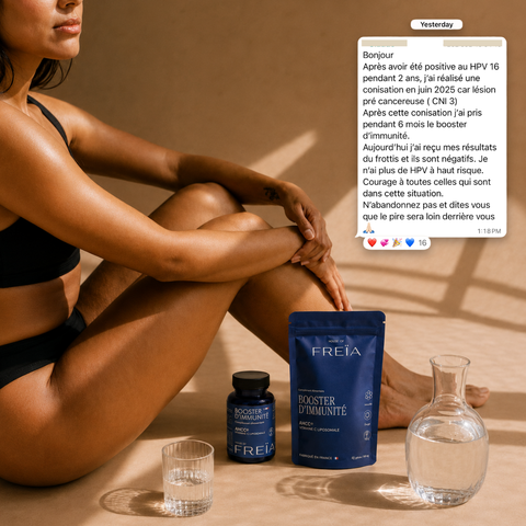 BOOSTER D'IMMUNITÉ AHCC® & VITAMINE C LIPOSOMALE