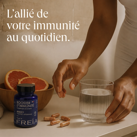 BOOSTER D'IMMUNITÉ AHCC® & VITAMINE C LIPOSOMALE