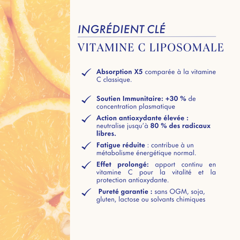 BOOSTER D'IMMUNITÉ AHCC® & VITAMINE C LIPOSOMALE