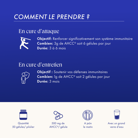 BOOSTER D'IMMUNITÉ AHCC® & VITAMINE C LIPOSOMALE