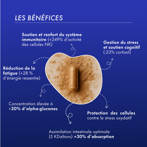 BOOSTER D'IMMUNITÉ AHCC® & VITAMINE C LIPOSOMALE